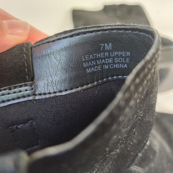 Rebecca Minkoff Chasidy Black Suede Chelsea Boot 7M - Picture 6 of 7